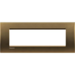 LL - PLACCA 7P BRONZO - BTICINO LEGRAND LNA4807BZ