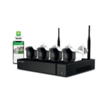 KIT WI-FI, NVR, 4 IPC BULLET 2MP, HDD 1TB - COMELIT WIKIT004S02NB