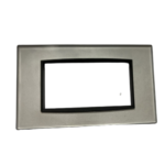 PLACCA VETRO 4 MODULO ARGENTO MIRROR - VIW 20654.81