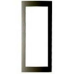 CORNICE 3 MODULI VERTICALE DARK OCRA - BTICINO LEGRAND 331236