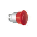PULSANTE METALLICO FUNGO 40MM ROSSO SBLOCCO ROTAZIONE - LOV 8LM2TB6344