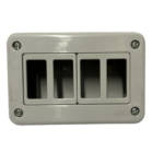 CONTENITORE PARETE IP40 4 POSTI GWS-MAGIC - ELETTROCANALI SERIE CIVILI EC300A4