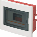 CENTRALINO DA INCASSO BIANCO PORTELLO FUME 8 MODULI - ELETTROCANALI SERIE CIVILI EC63008B