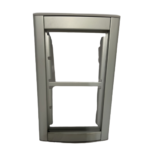 CORNICE/TELAIO 2MOD ALLMETAL - BTICINO LEGRAND 331721
