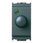 REGOLATORE 230V 100-500W +PUSH GRIGIO - VIW 16563