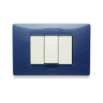 MIX PLACCA 3 POSTI BLU VEGA - MAS 21MX353