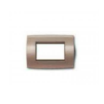 PLACCA SOFT METALLO 3 MODULI, VIOLA AURORA - ABB SACE 2CSE0333SFZ