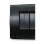 PLACCA SOFT METALLO 4 MODULI, GRIGIO ANTRACITE - ABB SACE 2CSE0401SFZ