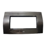 PLACCA SOFT METALLO 4 MODULI, GRIGIO ARDESIA - ABB SACE 2CSE0405SFZ