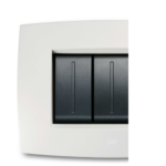 PLACCA SMART TECNOPOLIMERO 4 MODULI , BIANCO ANTARTIDE - ABB SACE 2CSE0411SMP