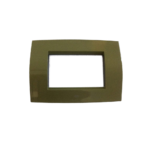 PLACCA SOFT METALLO 4 MODULI, VERDE FORESTA - ABB SACE 2CSE0441SFZ