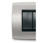 PLACCA SOFT METALLO 6 MODULI ,GRIGIO ARGENTO - ABB SACE 2CSE0602SFZ