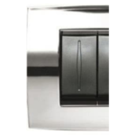 PLACCA SOFT METALLO 6 MODULI, GRIGIO ARGENTO LIGHT - ABB SACE 2CSE0603SFZ