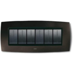 PLACCA SMART TECNOPOLIMERO 6 MODULI, GRIGIO ARDESIA - ABB SACE 2CSE0605SMP