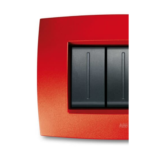 PLACCA SMART TECNOPOLIMERO 6 MODULI , ROSSO - ABB SACE 2CSE0620SMP
