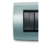 PLACCA SOFT METALLO 6 MODULI, BLU FIORDO - ABB SACE 2CSE0632SFZ
