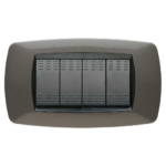 MODO PLACCA 4 POSTI GRIGIO ANTRACITE - MAS 39TC384