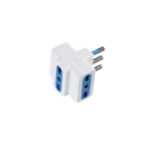 ADATTATORE TRIPLO BIANCO SPINAE PRESE 10A - ELETTROCANALI SERIE CIVILI ECK33405