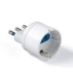 ADATTATORE SCHUKO BIANCO SPINA16A - ELETTROCANALI SERIE CIVILI ECK33505