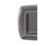 PLACCA TONDO' 2 MODULI ALLUMINIO NOTTE - ELETTROCANALI SERIE CIVILI ECL2592AN