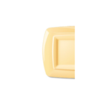 PLACCA TONDO' 3 MODULI GIALLO PASTELLO - ELETTROCANALI SERIE CIVILI ECL2593PY