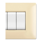 PLACCA MYLIFE Q 4 MODULI AVORIO - ELETTROCANALI SERIE CIVILI ECL2884A