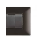 PLACCA MYLIFE Q 4 MODULI GRIGIO SCURO - ELETTROCANALI SERIE CIVILI ECL2884GS