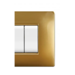 PLACCA MYLIFE Q 7 MODULI SABBIA ORO - ELETTROCANALI SERIE CIVILI ECL2887SO