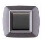 PLACCA MYLIFE 2 MODULI VULCANIZZATO GRIGIO CHIARO - ELETTROCANALI SERIE CIVILI ECL2982V-GC