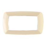 PLACCA MYLIFE 4 MODULI AVORIO - ELETTROCANALI SERIE CIVILI ECL2984A