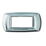 PLACCA MYLIFE 4 MODULI CROMO - ELETTROCANALI SERIE CIVILI ECL2984CR