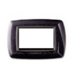 PLACCA MYLIFE 4 MODULI NERO GLITTERING - ELETTROCANALI SERIE CIVILI ECL2984NG