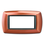 PLACCA MYLIFE 4 MODULI RAME - ELETTROCANALI SERIE CIVILI ECL2984RM