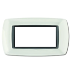 PLACCA MYLIFE 4 MODULI BIANCO - ELETTROCANALI SERIE CIVILI ECL2984WH