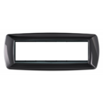 PLACCA MYLIFE 7 MODULI METAL BLACK - ELETTROCANALI SERIE CIVILI ECL2987MB