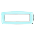 PLACCA MYLIFE 7 MOD.AZZURRO PASTELLO - ELETTROCANALI SERIE CIVILI ECL2987PA