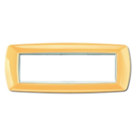 PLACCA MYLIFE 7 MODULI GIALLO PASTELLO - ELETTROCANALI SERIE CIVILI ECL2987PY