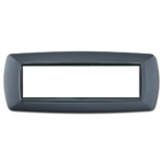 PLACCA MYLIFE 7 MODULI VULCANIZZATO GRIGIO CHIARO - ELETTROCANALI SERIE CIVILI ECL2987V-GC
