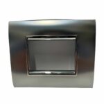 PLACCA NEWPRESTIGE 3 MODULI CROMO SATINATO - ELETTROCANALI SERIE CIVILI ECL3083CRS