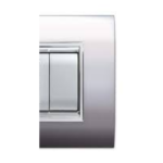 PLACCA NEWPRESTIGE 7 MODULI CROMO SATINATO - ELETTROCANALI SERIE CIVILI ECL3087CRS
