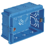 SCATOLA INCASSO RETTANGOLARE 3 MODULI AZZURRO - VIW V71303