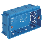 SCATOLA INCASSO RETTANGOLARE 4 MODULI AZZURRO - VIW V71304