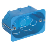 SCATOLA INCASSO 3 MODULI PER PARETI LEGGERE, AZZURRO - VIW V71703