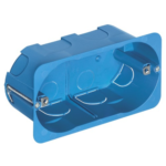 SCATOLA INCASSO 4 MODULI PER PARETI LEGGERE AZZURRO - VIW V71704