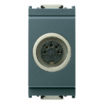 PRESA CONNETTORE 5P DIN 41524 GRIGIO - VIW 16332
