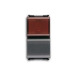PULSANTE 1P NA, 16A CON DIFFUSORE ROSSO - ABB SACE 2CSE1024EL