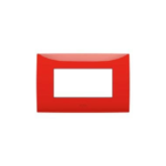 PLACCA 4 MODULI, ROSSO FUOCO - ABB SACE 2CSK0405CH