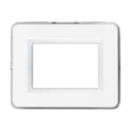 PLACCA PERSONAL 44 BIANCO RAL9010 3 MODULI - AVE SPA 44P03B