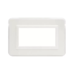 PLACCA PERSONAL44 BIANCO RAL9010 4 MODULI - AVE SPA 44P04B