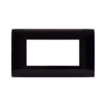 PLACCA YOUNG 44 NERO ASSOLUTO 4 MODULI - AVE SPA 44PJ04NAL